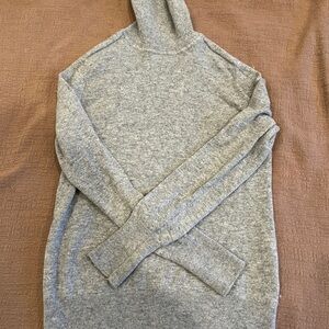 Everlane 100% Cashmere Light Gray Turtleneck Sweater